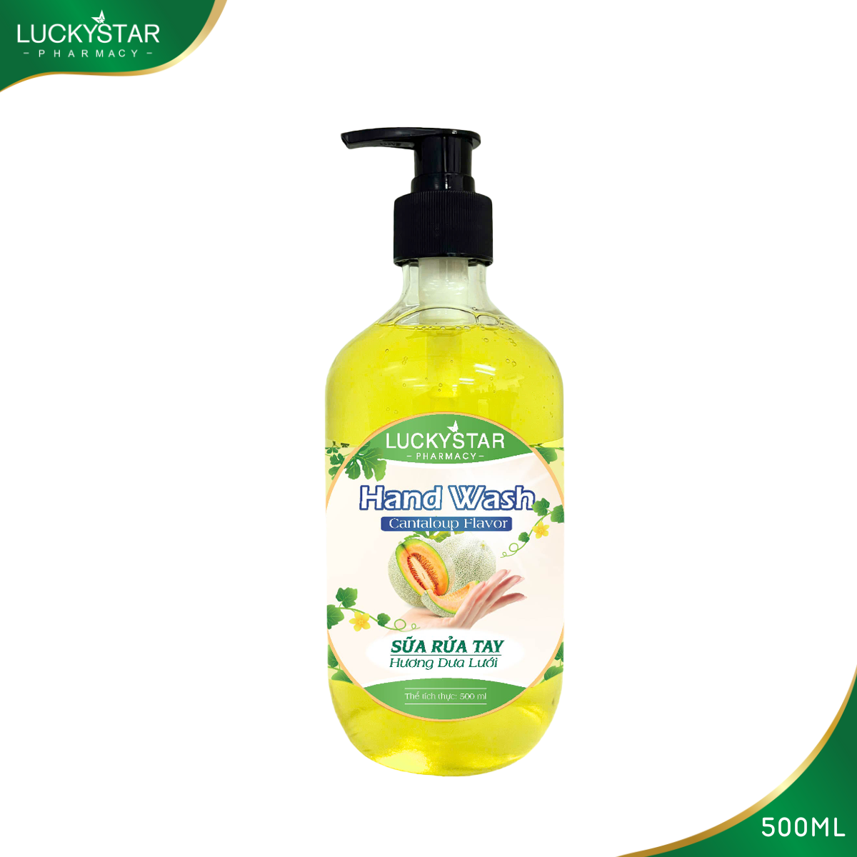 Sữa Rửa Tay Dưa Lưới 500ml - Lucky Star