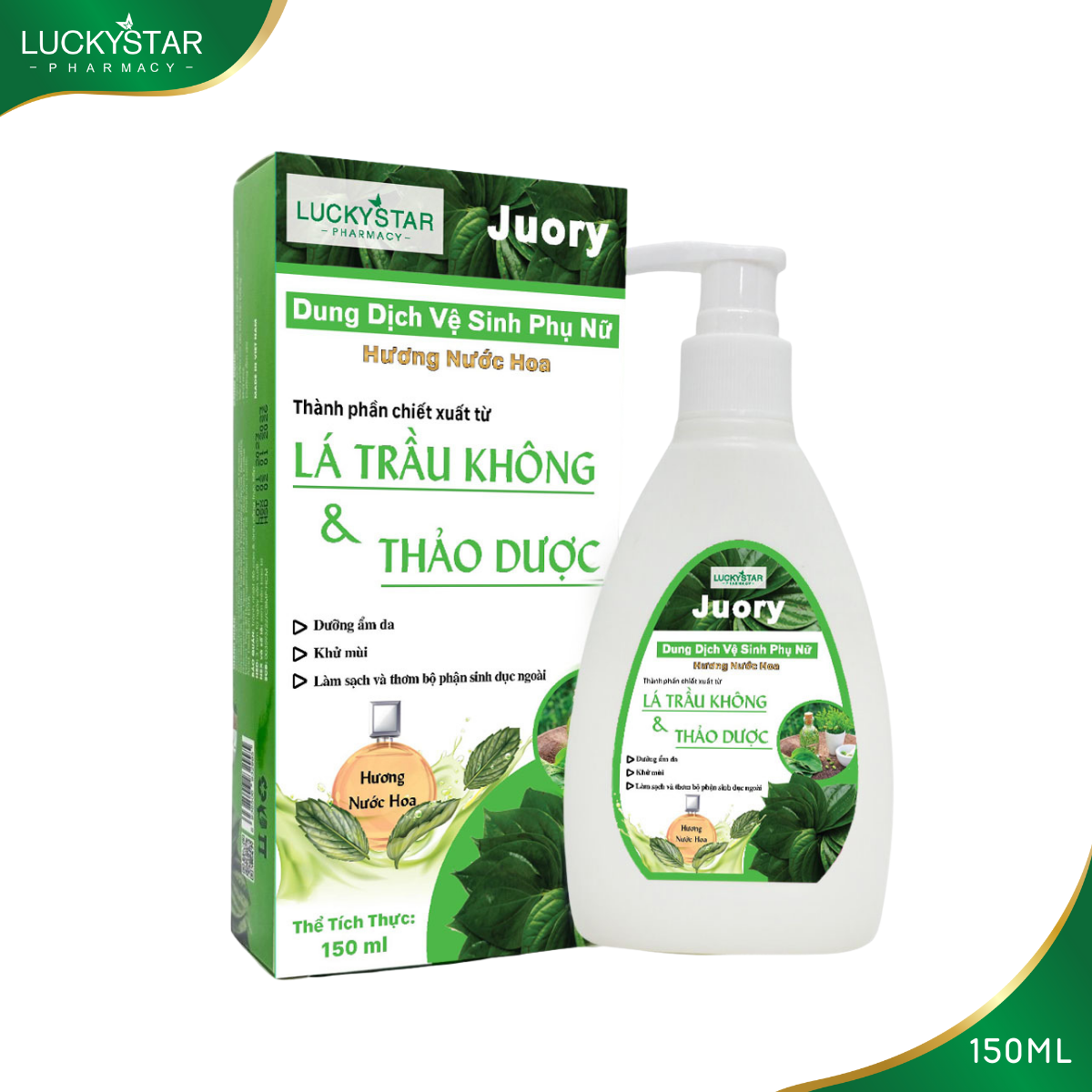 Dung Dịch Vệ Sinh Phụ Nữ - Lucky Star - 150ml