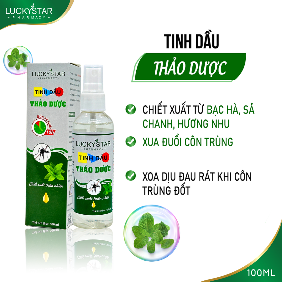XỊT MUỖI THẢO DƯỢC 100ML